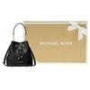 New MICHAEL KORS Mercer Gallery Bucket Leather Bucket Bag, Crossbody Bag Small Women's Black 30F9GZ5L1L-001