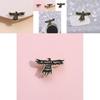 Eye-catching Colorful Eagle Bird Shaped Pin Charming Alloy Brooch For Men And Women