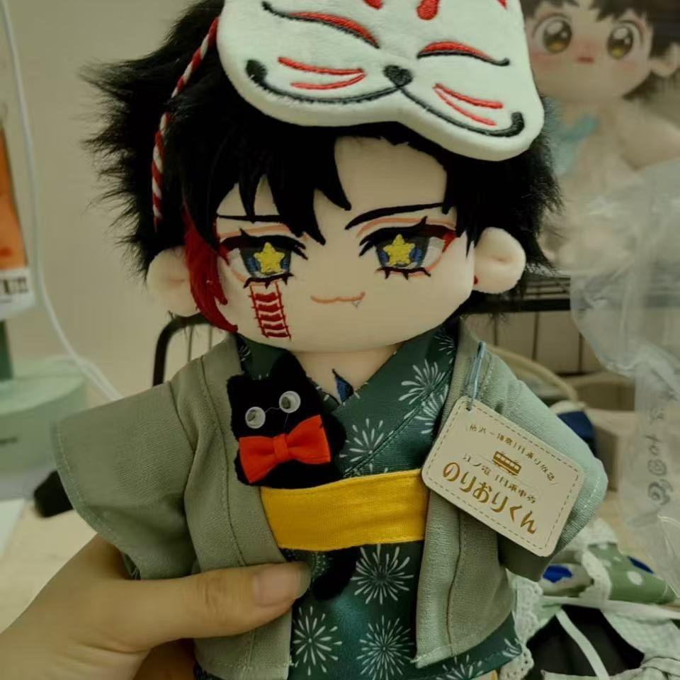 20Cm Anime Ying Zheng Plushie Stuffed Ying Zheng Dress-Up Doll Plush Doll Body Toys Collectible Figure Birthday Gifts
