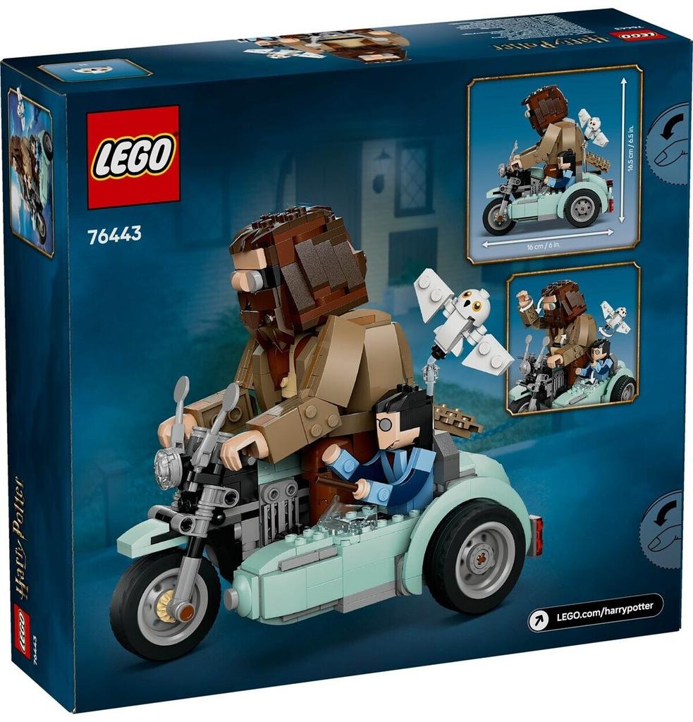 LEGO Harry Potter Constructor – Hagrid and Harry's Motorbike Ride Figure (76443)