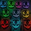 LED-maske - ROKOO - Halloween - Skummel - Cosplay - Tilfeldig farge