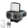 COB+LED Sensor Headlight USB Charging Portable Hat Clip Light Ultra Bright Outdoor Adventure Fishing Lighting Searchlight Torch
