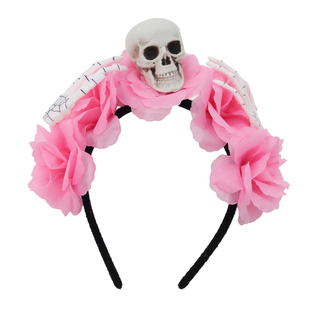 Halloween Headband with Dark and Rose Hair Accessory for Party Costume
