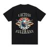Lactose Resistant Pattern Printed T-shirt for Women's Retro Fashion Short Sleeved T-shirt Casual and Comfortable Large T-shirt
