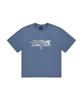 Opeunyadeu(Owai) Vanish Typo Logo T-Vintage Blue