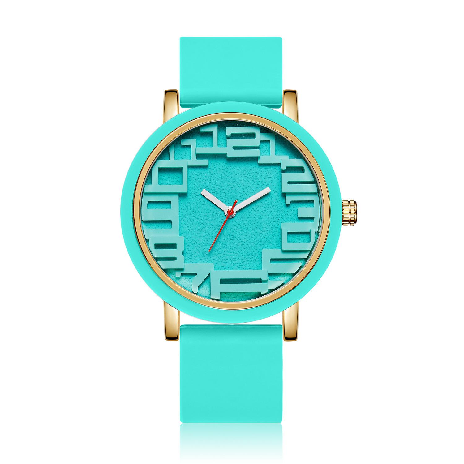 Новые простые модные повседневные часы силиконовые спортивные кварцевые часы