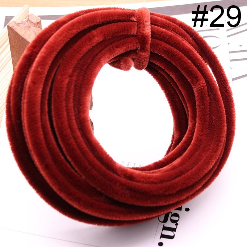 DIY Velvet Stick Flexible Handmade Twist for Hairpins Flowers Toys Wire Supplies