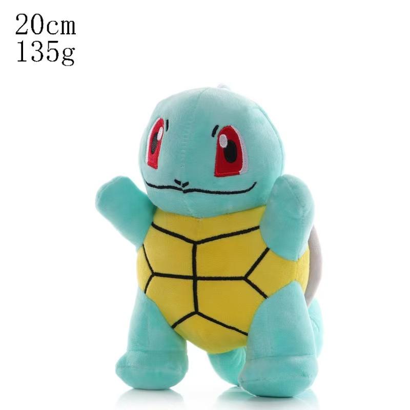 Cute Pikachu Plush Toy Charmander Squirtle Bulbasaur Stuffed Doll Eevee Scorbunny Gengar Snorlax Christmas Gifts