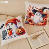1PC LOZUJOJU Halloween Pillowcase Cute Cartoon Printed Cushion Cover for Sofa Living Room Bedroom Home Decor