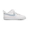 Nike Court Borough Slip Resistant Cushioning Abrasion Resistant Low top Kids' Skateboarding Shoes White Pink Blue DD3022-100