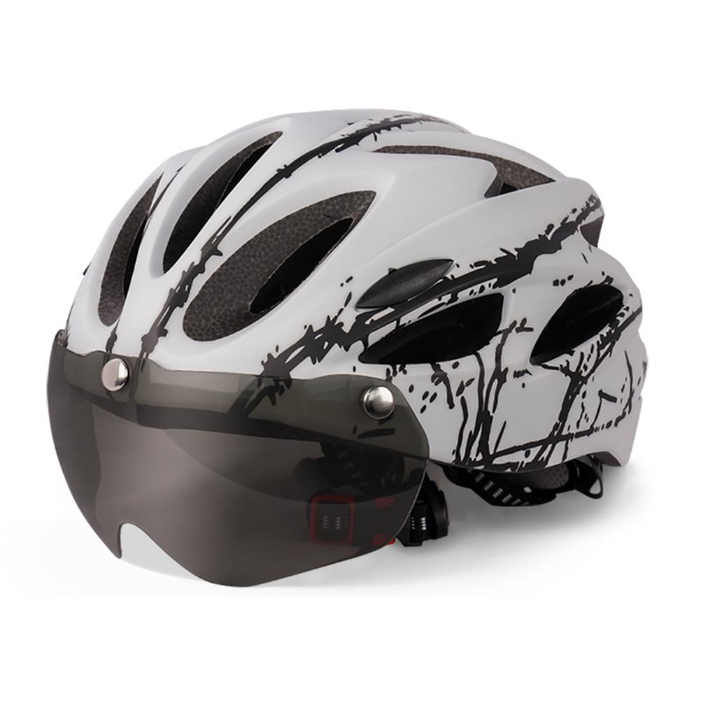 Bike Helmet Cycling Protective Helmet Helmet Cycling Helmet for Adult Men Women Protective Helmet with Magnetic Visor  Helmet