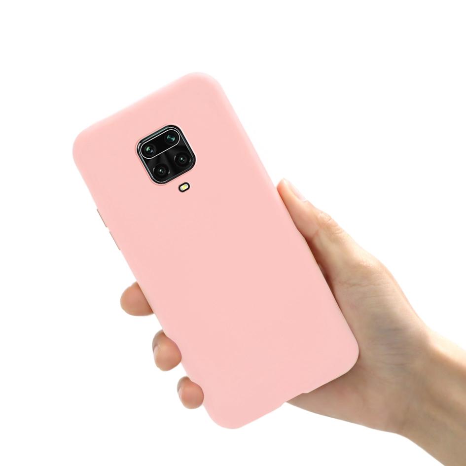 Hülle Für Xiaomi Redmi note 9S 9 S Hülle Note9 Pro Einfache Einfarbige Silikonhülle Fundas auf für Redmi Note 9 Pro Max Handyhülle