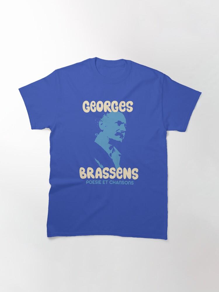 Georges Brassens Georges Brassens Tribute Design - Poetry et Chansons Classic T-Shirt