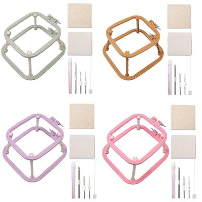 Embroidery Hoop Crosses Stitching Hoop Easy To Use Double Layer Embroidery Frame Dropshipping