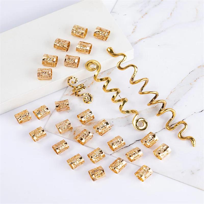 European and American Popular Viking Celtic Knot Retro Ethnic Style Spiral Snake Shaped Dirty Braid Hair Clip Accessories