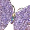 Hair Clip Rhinestones Inlaid Gradient Mesh Yarn 3D Butterfly Decor Side Bang Hair Pin Fairy Girl Hair Accessories