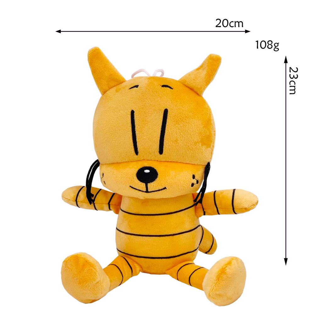 Dog Man Plush Toy Adventure Series Anime Stuffed Animal Doll Soft Huggable Kids Gift 8 Inch