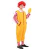 New Christmas Clown Costume for Kids Adults Family COS Play Halloween Party Outfit