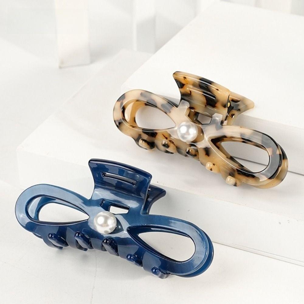 Hair Ornament Ponytail Hair Clips Pearl Lady Shark Clip Hairgrips Women Hair Claws  Women Headdress