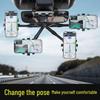 360° Rotating Multi-Functional Rearview Mirror Car Phone Holder