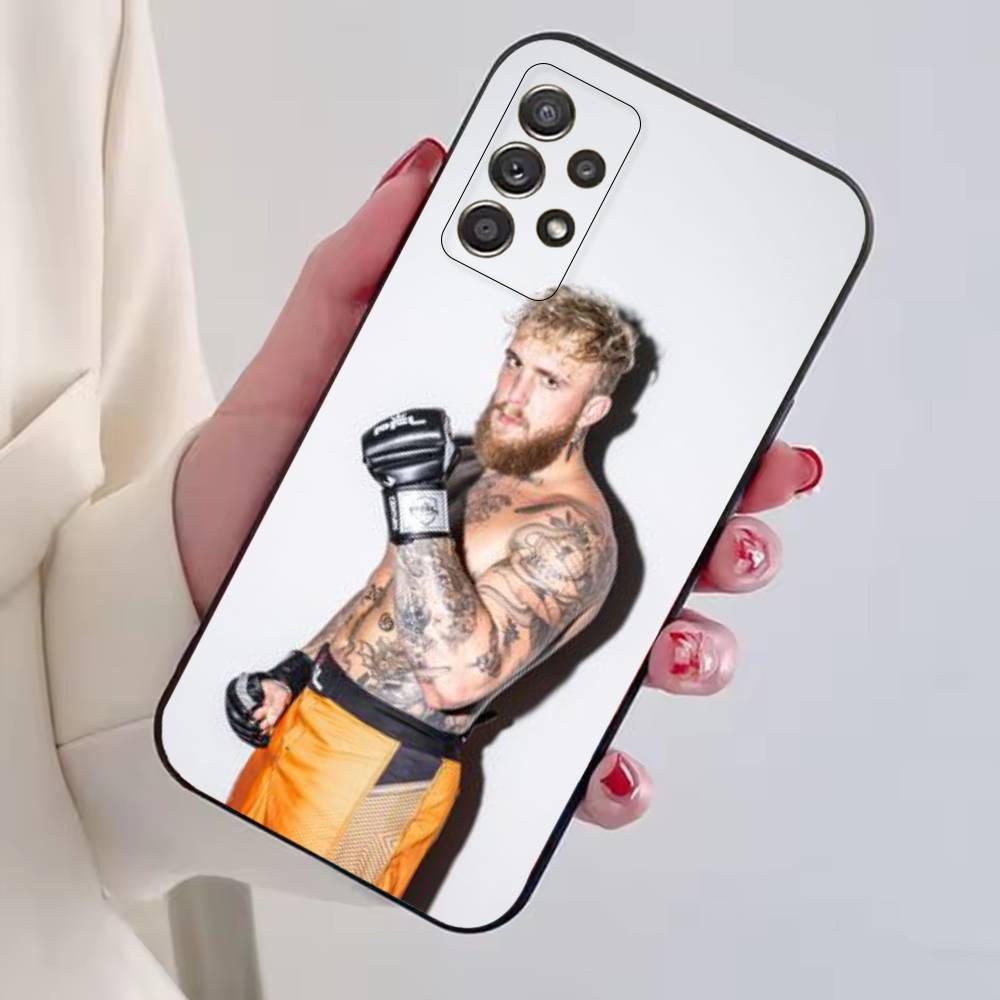 Boxing Star J-Jake Paul Phone Case For Samsung S25,S24,S21,S22,S23,S30,Ultra,S20,Plus,Fe,Lite,Note,10,Black Cover