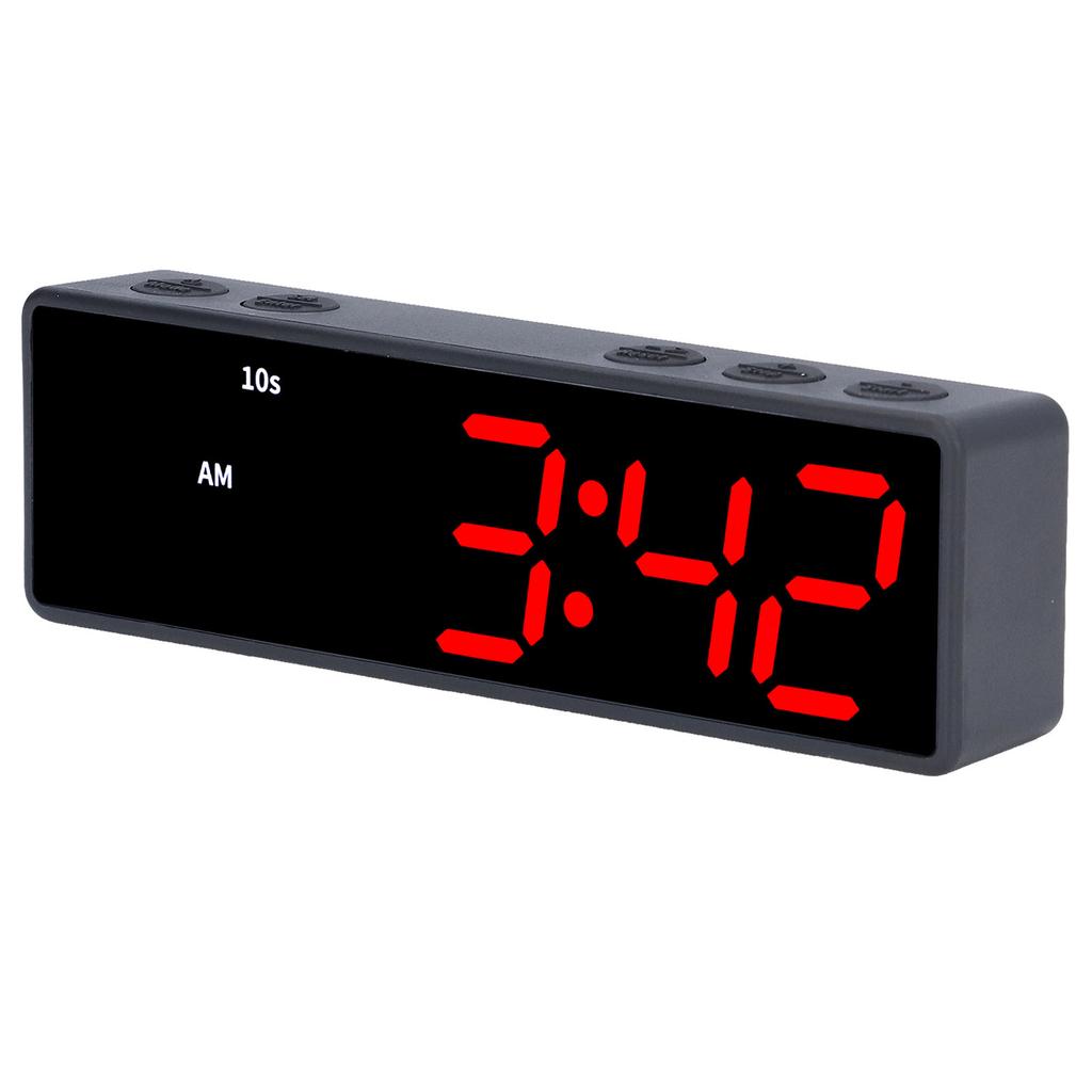 Trainings-Timer LED Digital-Timer Multifunktionale Elektronische Tischuhr für Schlafzimmer Fitness