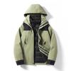 Teen Outdoor Colorblock 3-in-1 Waterproof Windbreaker with Detachable Hood