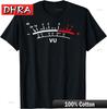 VU Meter DB DJ T-Shirt Minimalist Bold Unique Cool Tshirts Creative Classic Trendy  Minimalist Compression Wardrobe Essential