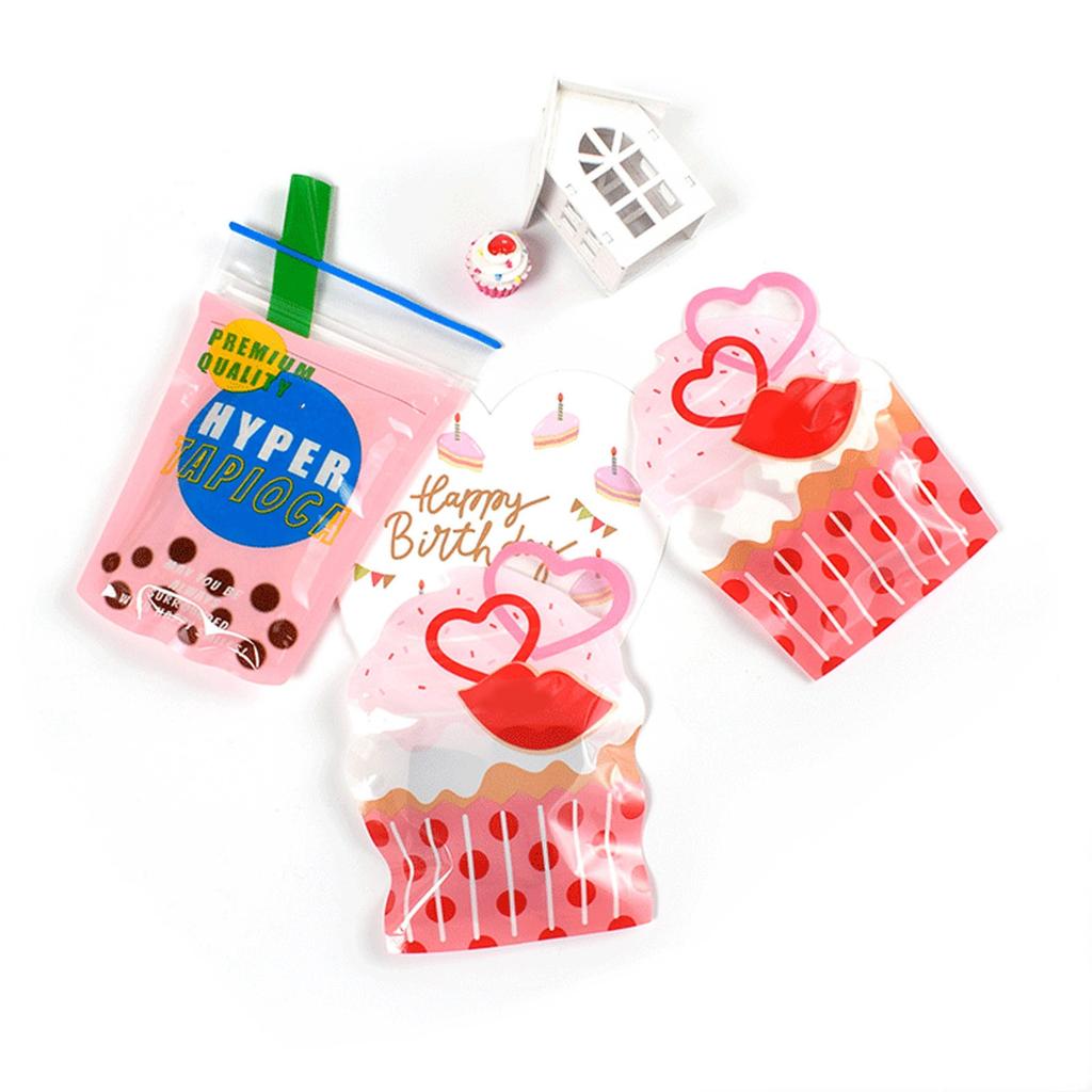 10PCS Party Bags Candy Bags Gift Bags For Candy, Snacks, Birthday Party Resealable Bags