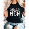 MOM Volleyball Printed Mother Plot Gift for Women's T-shirts Casual Spring Summer Short Sleeved Fashion  Women Clothing