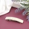 Marble Square Automatic Hairpin (Ivory)