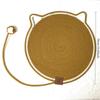 1PC cotton rope braided cat scratching pad toy ball integrated cat sleeping mat scratch and wear-resistant washable pet mat