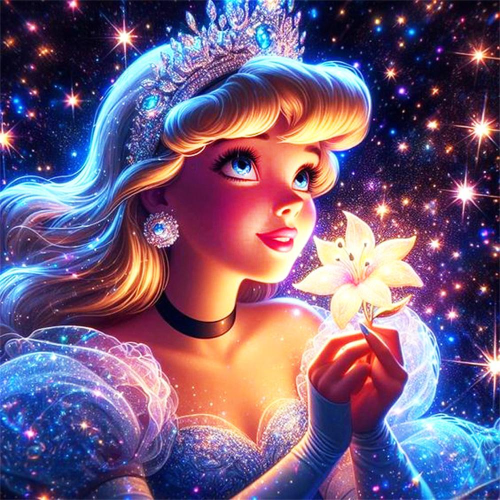 Disney Full Drill Diamond Painting Cartoon Elsa Rhinestone Pictures Embroidery Princess 5D DIY Mosaic Art Jasmine Decor for Home
