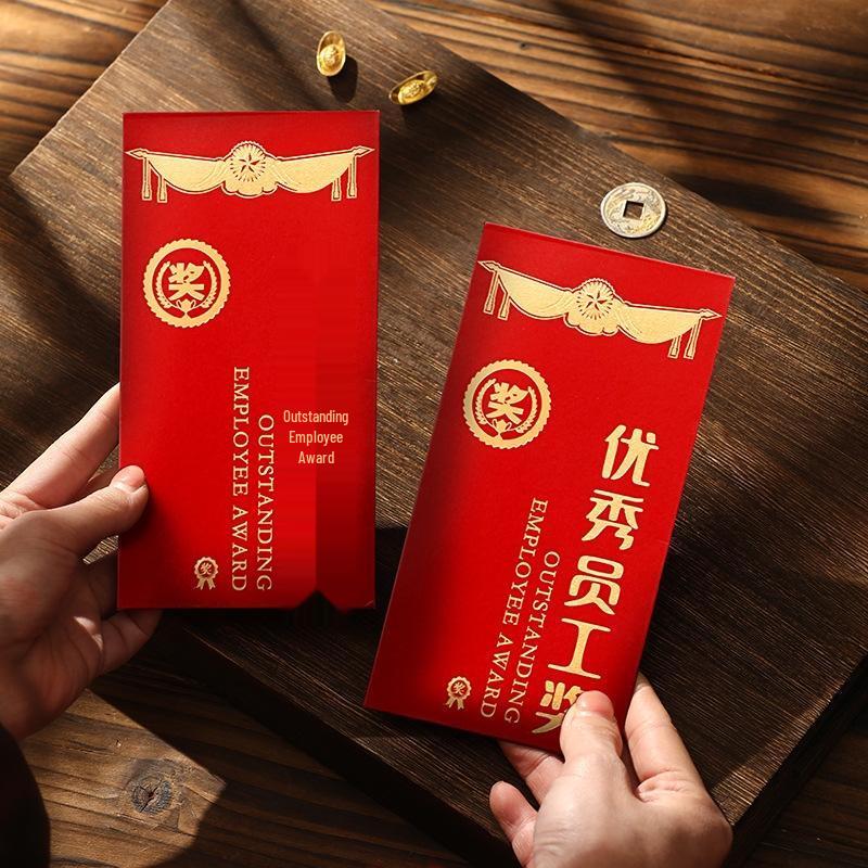 JINGRUIXIANG Good Luck & Prosperity Red Envelopes (6-Pack)