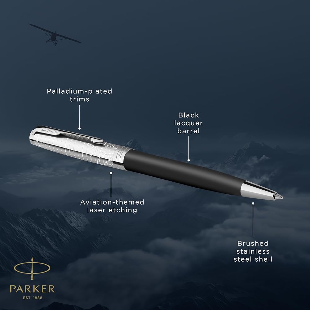 PARKER Parker Ballpoint Pen Sonnet Legacy of Flight CT Special Edition Medium Oil-based Gift Boxe...