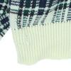 TRADER BAY 90s Old Check Pattern Long sleeve sweater green Men's Used