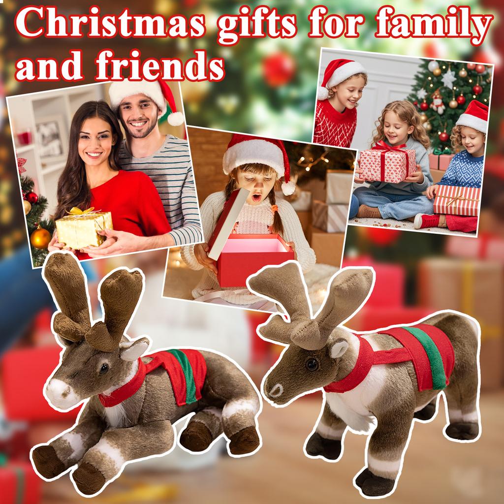 Christmas Elk Doll Plush Toy Gift Doll (without Label)