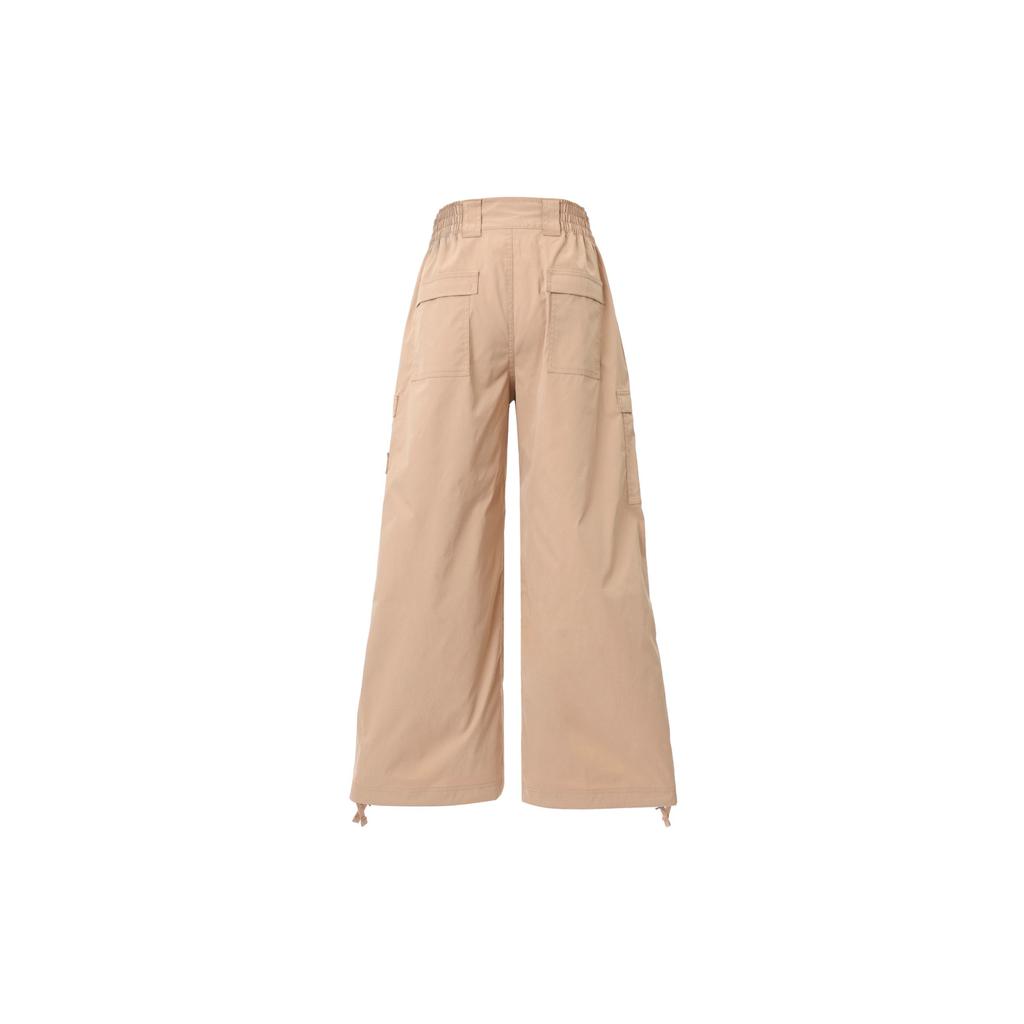 Jordan Chicago Pure Color Zippered Multi-Pocket Casual Pants Women Bottoms Khaki DZ3350-244