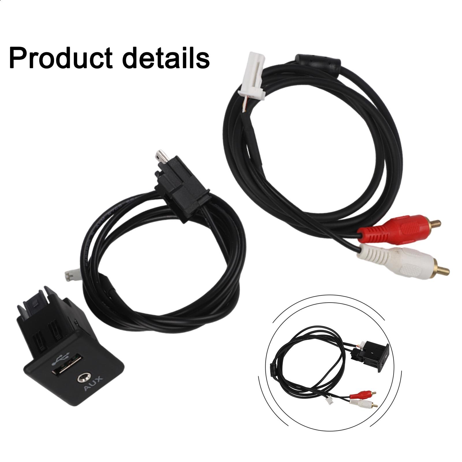 

Audio Interface Car Audio Socket Car Audio System Direct Installation For Android Radio Wear-resistant Design Black China Mainland