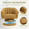 360 degrees Swivel Chair with Ergonomically Shaped Seat and Back Padding, Enclosing Armrests, Design and Base – ideal for Office