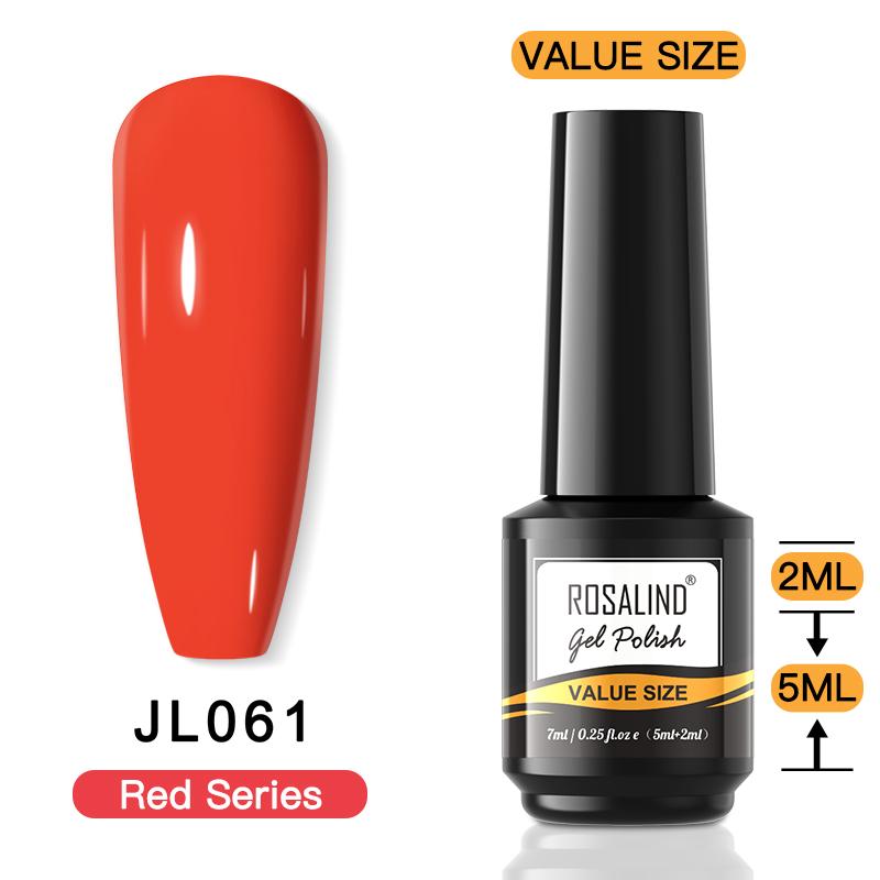 

ROSALIND Soak Off 7 мл чистый цветной гель для ногтей яркий для дизайна ногтей светодиодная/УФ-лампа