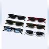 Ladies glasses, small frame triangle fashion sunglasses, metal hinges