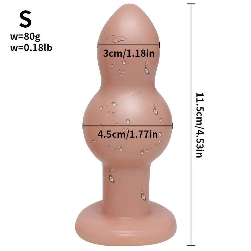 4Pcs/Set Anal Plug Big Butt Plug with Powerful Sucker Stimulator Female Masturbation Anal Toy Sex Toys for Couple