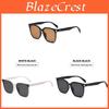 Lunettes de soleil carrées vintage avec protection UV400 pour un voyage extérieur tendance