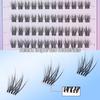 6 Rows Series Glue Free Lashes No-Adhesive Eyelash Set for Full Reusable Defined Lashes Long Lasting Reusable & Easy to Wear.