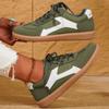 Spring and Autumn Women Flat Fashion Soft Sole Lace Up Walking Shoes Woman Lightweight Comfort Low Top Sneakers Zapatos De Mujer