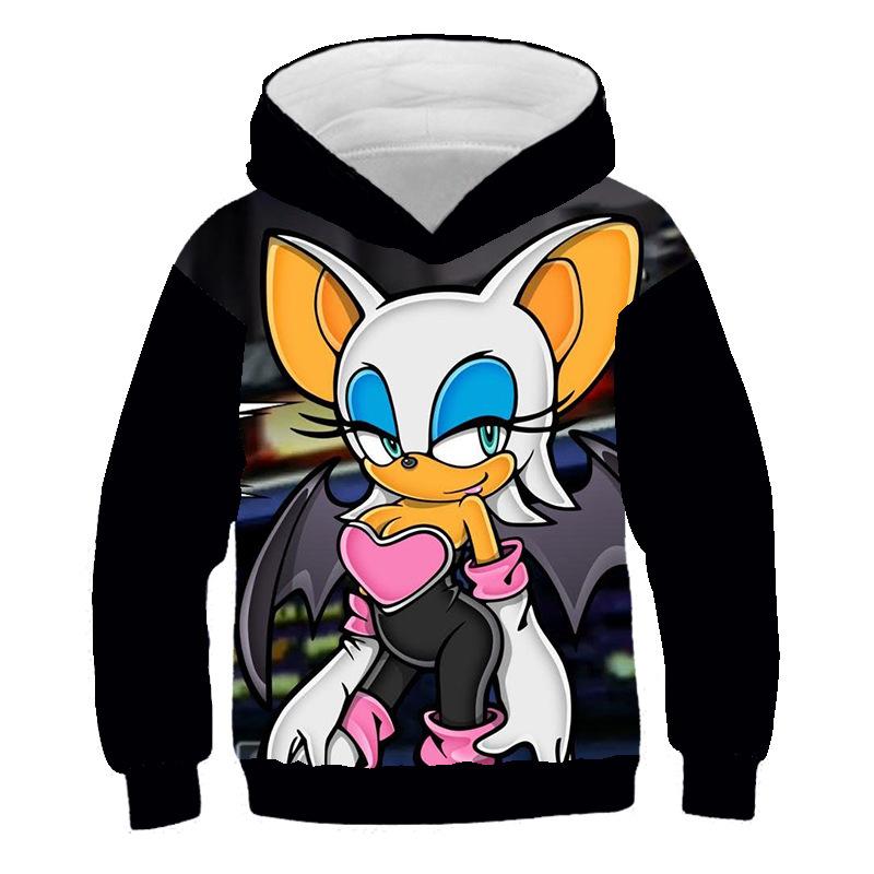 Sonic The Hedgehog Le Sweat à Capuche Boys | Sweat-Shirt à Capuche Graphique Pour Enfants Gaming Let's Go Fashion | Sweat à Capuche Noir Confortable Pour Les Joueurs | Cadeau De Marchandise