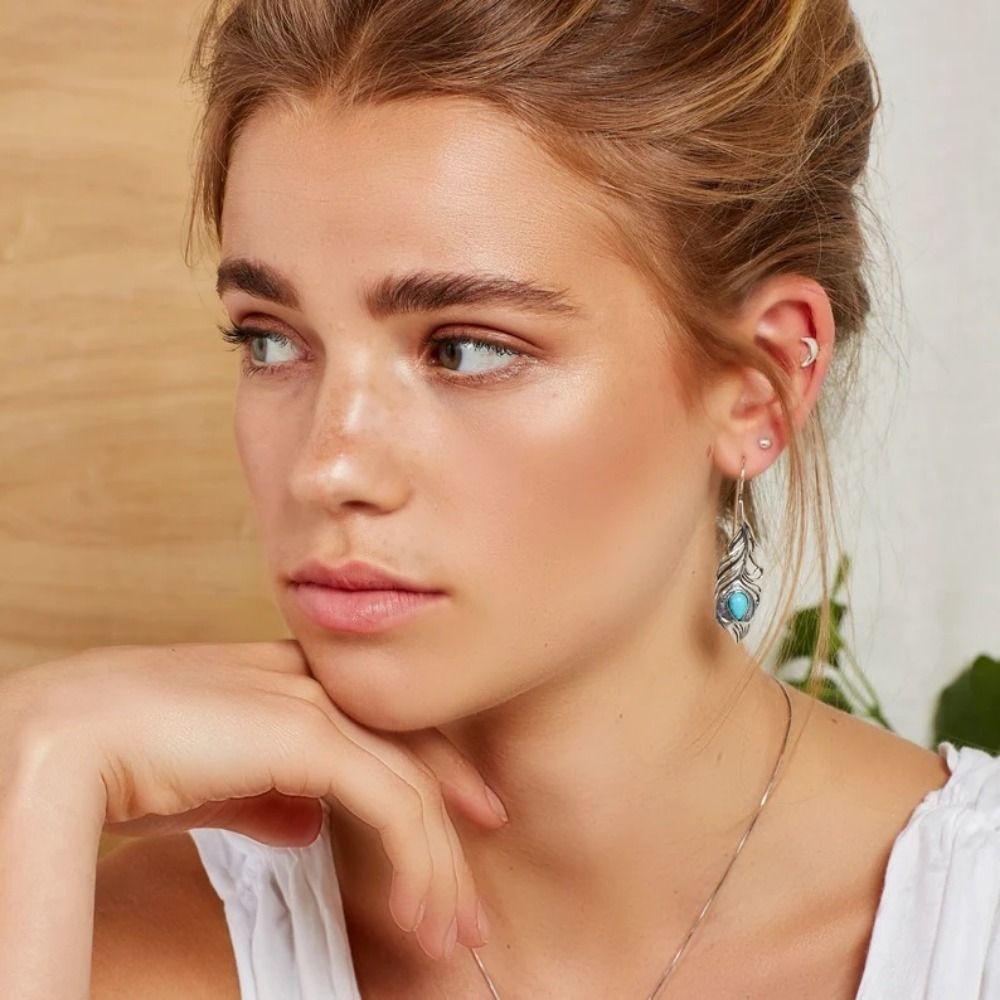 Geometry Shape Drop Earrings Classic Fashion Jewelry Elegant Dangle Earrings  Gift