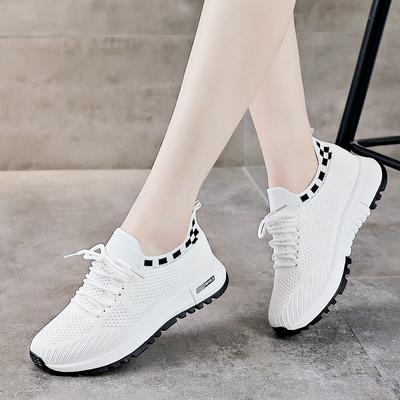 Breathable Mesh Shoes Casual Sports Shoes Women's White Shoes