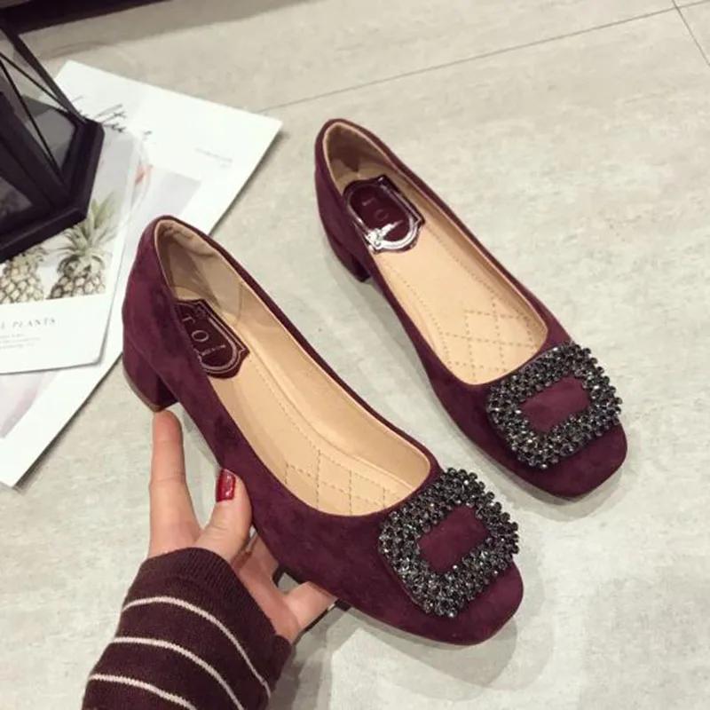 2024 Fashion Office Lady Shoes Women Pumps Brand Woman Party Shoes Elegant Ladies Low Heels 3cm Black Pink Plus Size 42 A3412